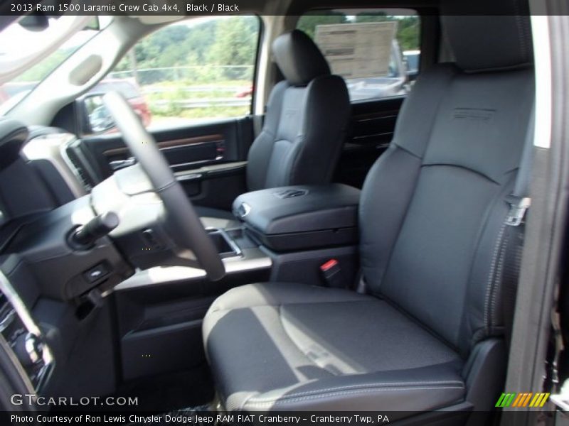 Black / Black 2013 Ram 1500 Laramie Crew Cab 4x4