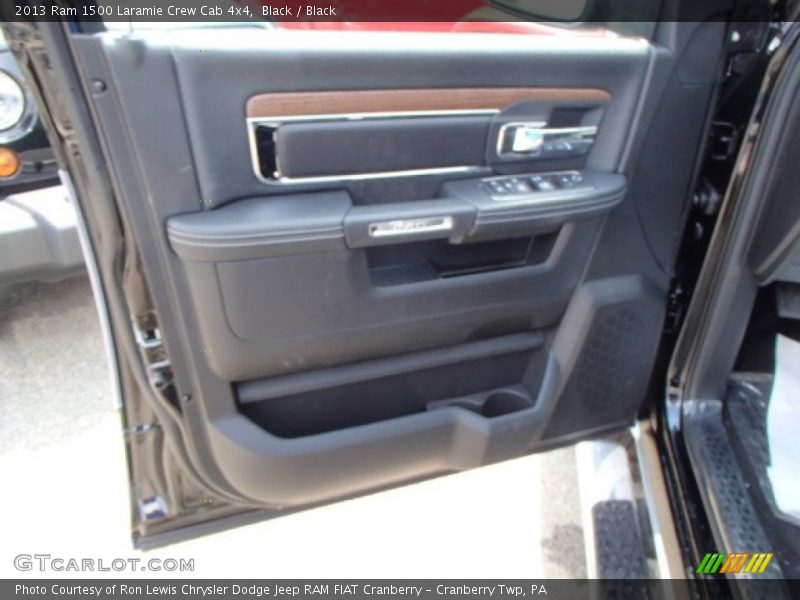 Black / Black 2013 Ram 1500 Laramie Crew Cab 4x4