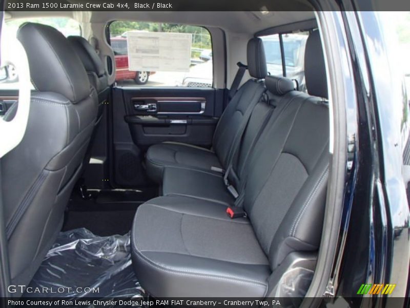 Black / Black 2013 Ram 1500 Laramie Crew Cab 4x4