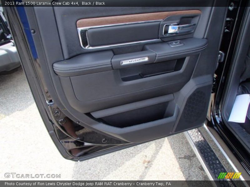 Black / Black 2013 Ram 1500 Laramie Crew Cab 4x4