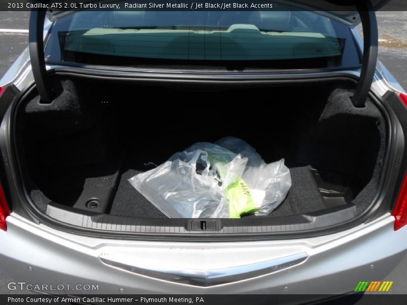 Radiant Silver Metallic / Jet Black/Jet Black Accents 2013 Cadillac ATS 2.0L Turbo Luxury