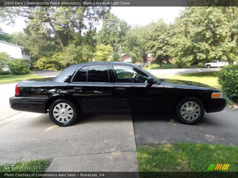 Black / Medium Light Stone 2007 Ford Crown Victoria Police Interceptor