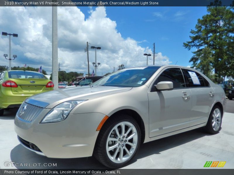 Smokestone Metallic / Dark Charcoal/Medium Light Stone 2010 Mercury Milan V6 Premier
