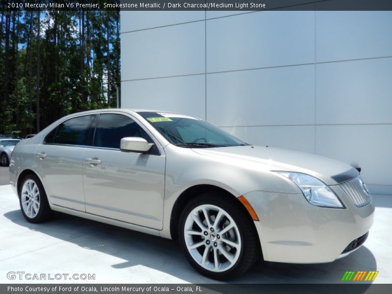 Smokestone Metallic / Dark Charcoal/Medium Light Stone 2010 Mercury Milan V6 Premier