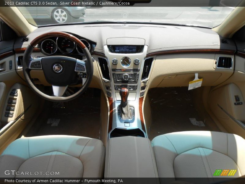 Silver Coast Metallic / Cashmere/Cocoa 2013 Cadillac CTS 3.0 Sedan