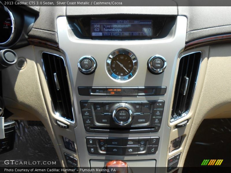 Silver Coast Metallic / Cashmere/Cocoa 2013 Cadillac CTS 3.0 Sedan