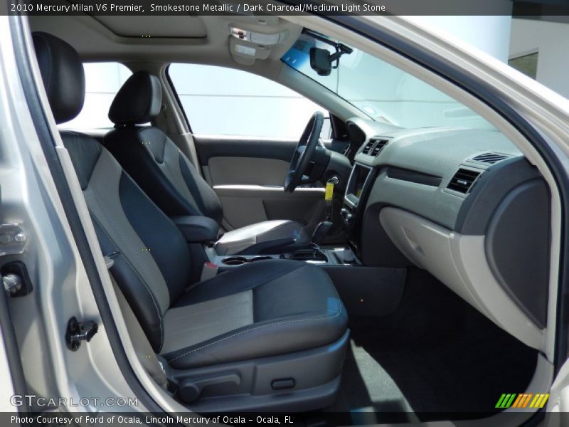 Smokestone Metallic / Dark Charcoal/Medium Light Stone 2010 Mercury Milan V6 Premier