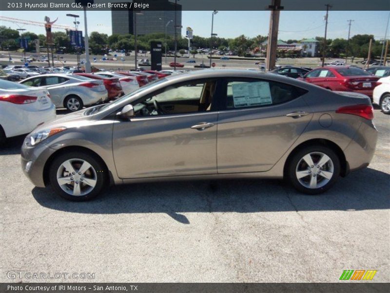 Desert Bronze / Beige 2013 Hyundai Elantra GLS