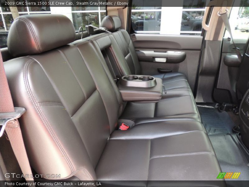 Stealth Gray Metallic / Ebony 2009 GMC Sierra 1500 SLE Crew Cab