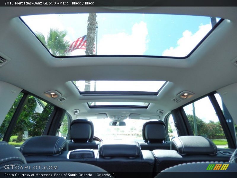 Sunroof of 2013 GL 550 4Matic