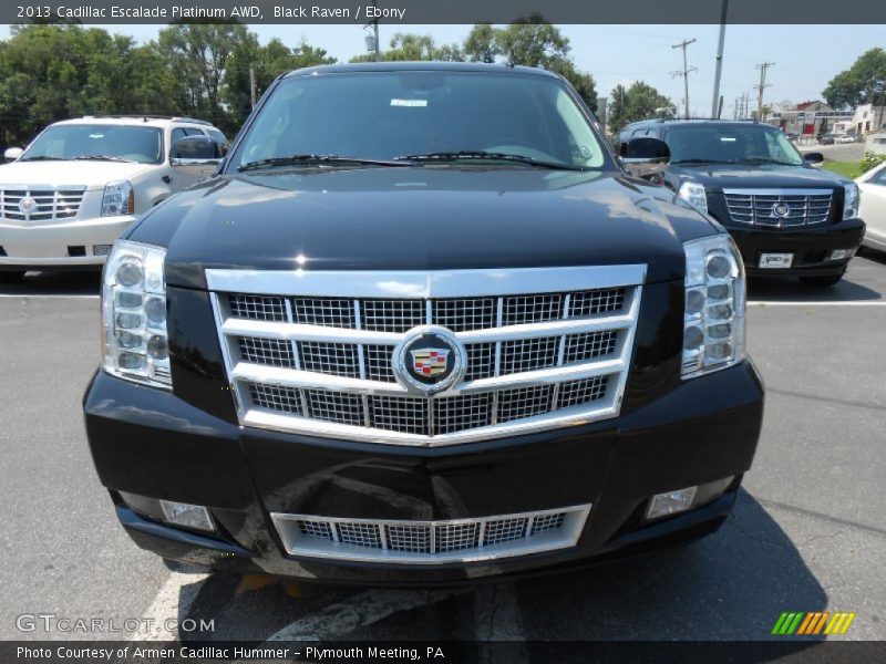 Black Raven / Ebony 2013 Cadillac Escalade Platinum AWD