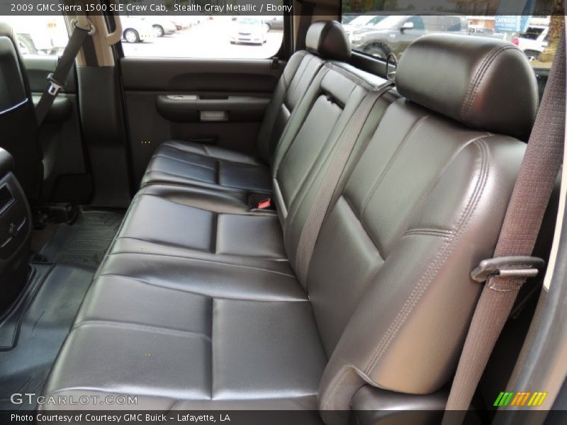 Stealth Gray Metallic / Ebony 2009 GMC Sierra 1500 SLE Crew Cab