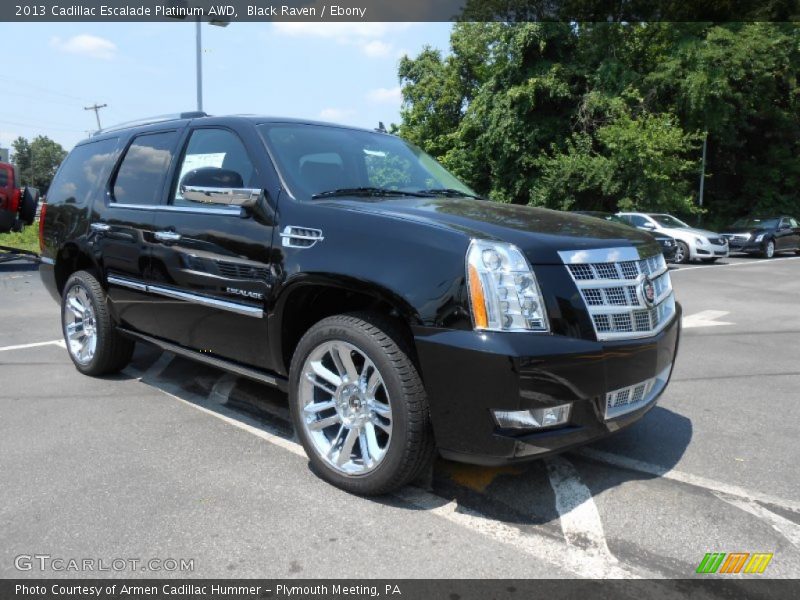 Black Raven / Ebony 2013 Cadillac Escalade Platinum AWD