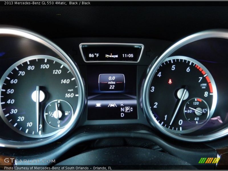  2013 GL 550 4Matic 550 4Matic Gauges