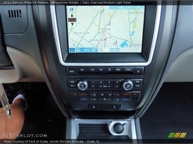 Smokestone Metallic / Dark Charcoal/Medium Light Stone 2010 Mercury Milan V6 Premier