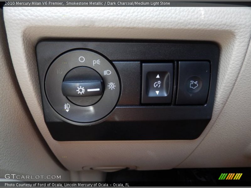Smokestone Metallic / Dark Charcoal/Medium Light Stone 2010 Mercury Milan V6 Premier