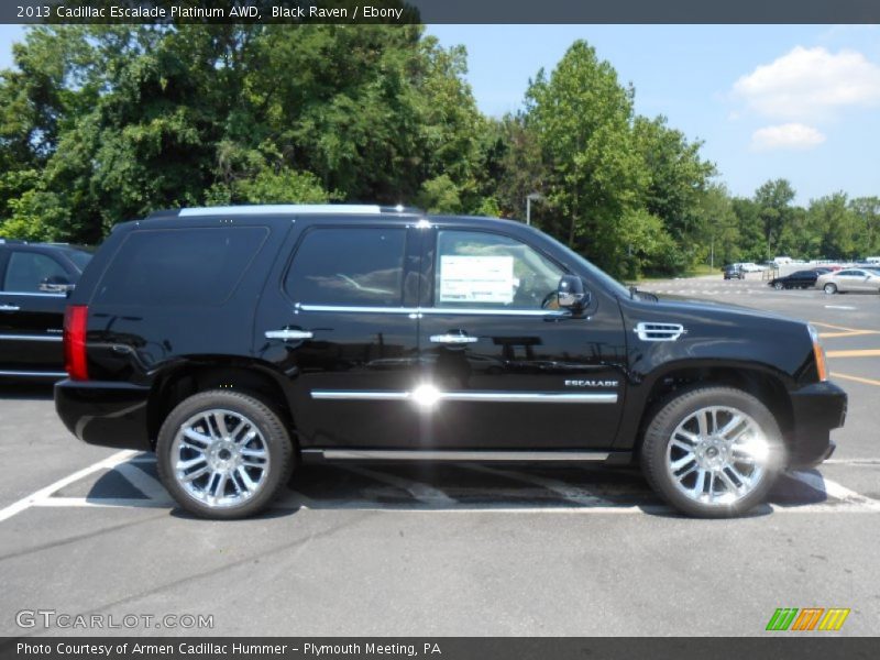 Black Raven / Ebony 2013 Cadillac Escalade Platinum AWD