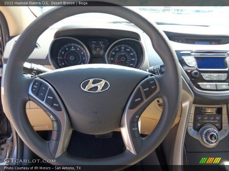 Desert Bronze / Beige 2013 Hyundai Elantra GLS
