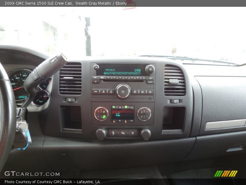 Stealth Gray Metallic / Ebony 2009 GMC Sierra 1500 SLE Crew Cab