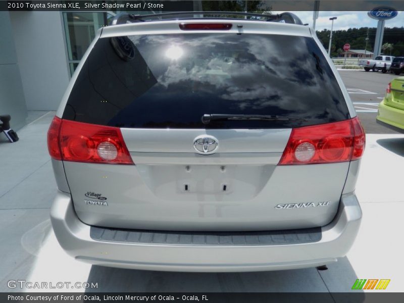 Silver Shadow Pearl / Stone 2010 Toyota Sienna XLE