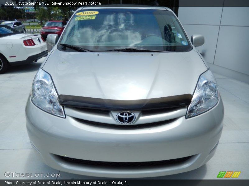 Silver Shadow Pearl / Stone 2010 Toyota Sienna XLE