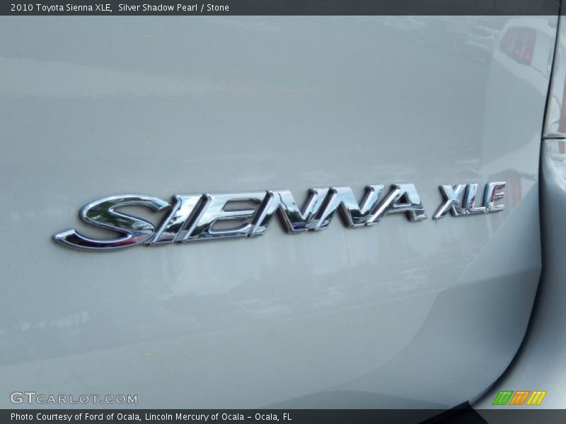 Silver Shadow Pearl / Stone 2010 Toyota Sienna XLE