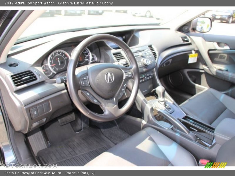 Graphite Luster Metallic / Ebony 2012 Acura TSX Sport Wagon