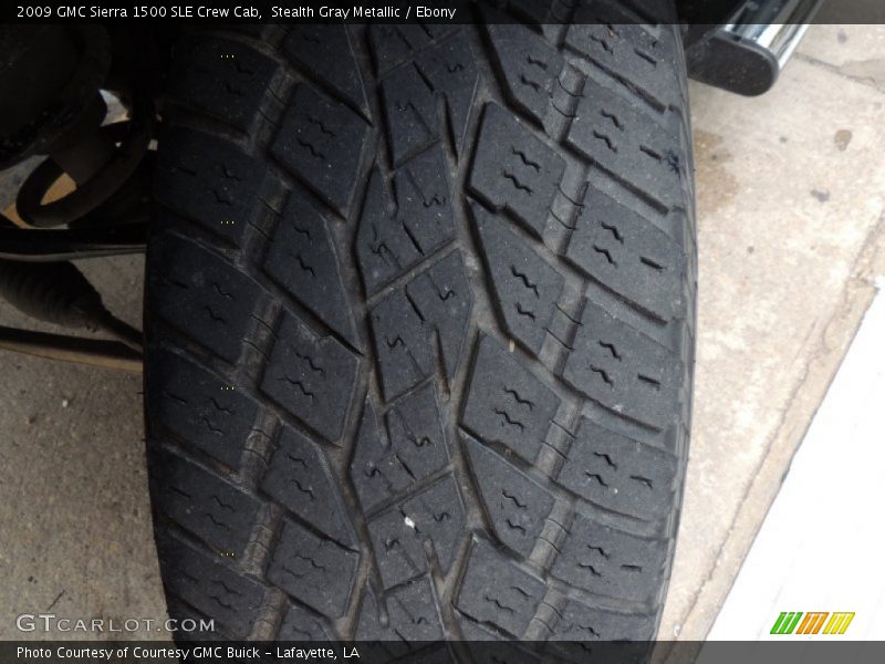 Stealth Gray Metallic / Ebony 2009 GMC Sierra 1500 SLE Crew Cab