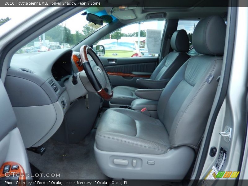 Silver Shadow Pearl / Stone 2010 Toyota Sienna XLE