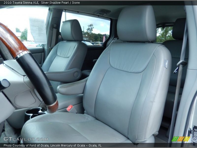 Silver Shadow Pearl / Stone 2010 Toyota Sienna XLE