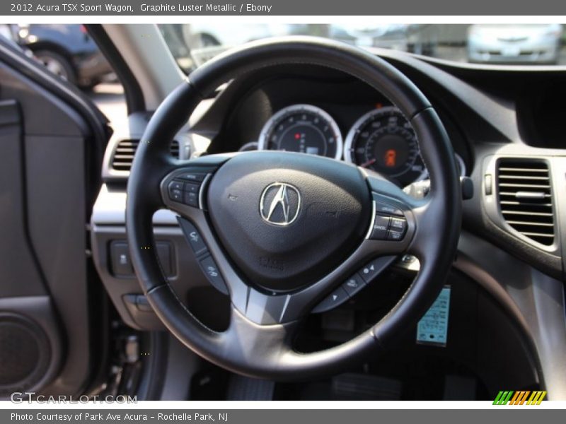 Graphite Luster Metallic / Ebony 2012 Acura TSX Sport Wagon