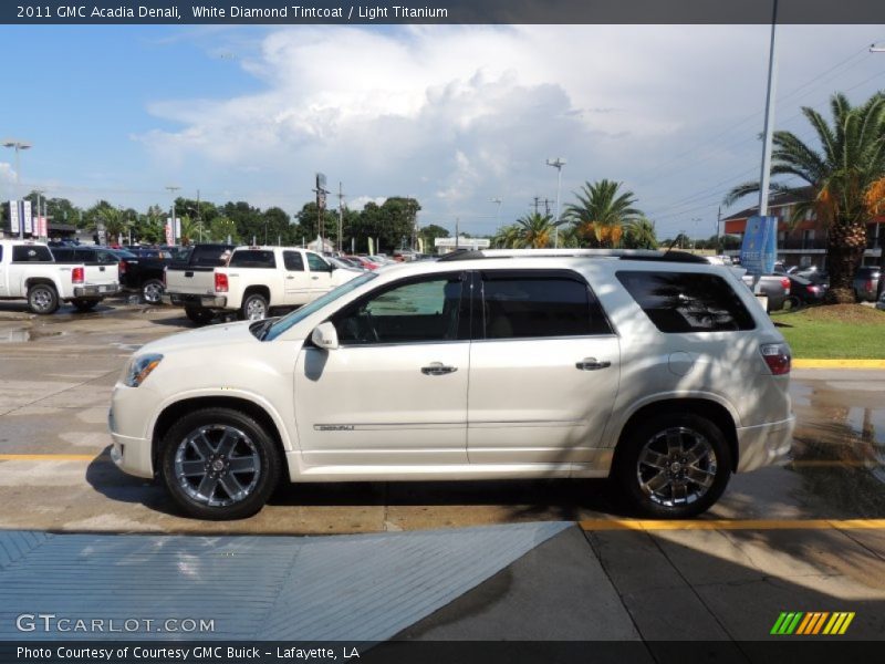 White Diamond Tintcoat / Light Titanium 2011 GMC Acadia Denali