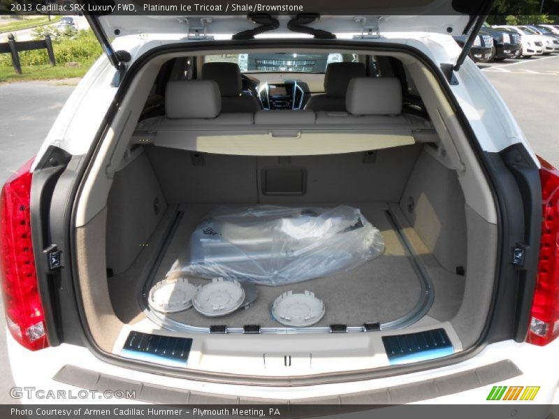 Platinum Ice Tricoat / Shale/Brownstone 2013 Cadillac SRX Luxury FWD
