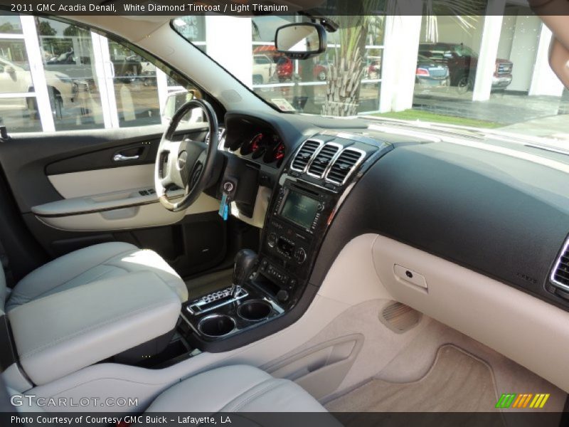 White Diamond Tintcoat / Light Titanium 2011 GMC Acadia Denali