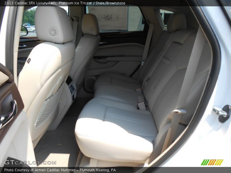 Platinum Ice Tricoat / Shale/Brownstone 2013 Cadillac SRX Luxury FWD