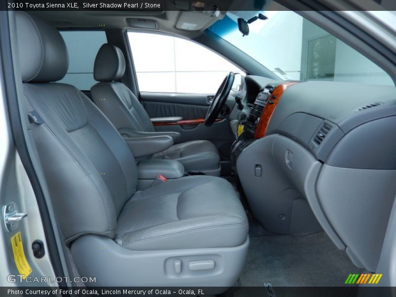 Silver Shadow Pearl / Stone 2010 Toyota Sienna XLE