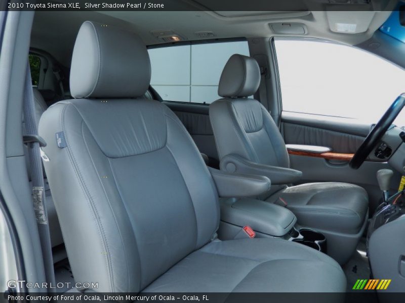 Silver Shadow Pearl / Stone 2010 Toyota Sienna XLE