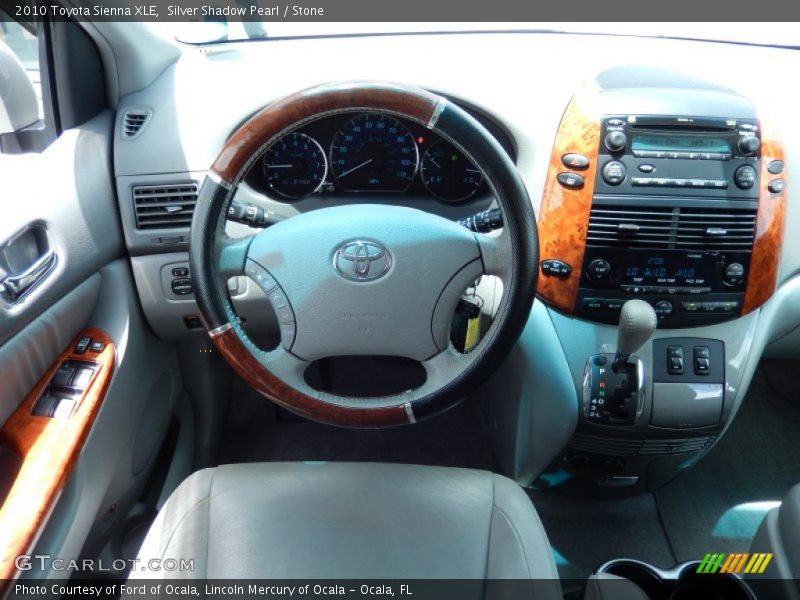 Silver Shadow Pearl / Stone 2010 Toyota Sienna XLE