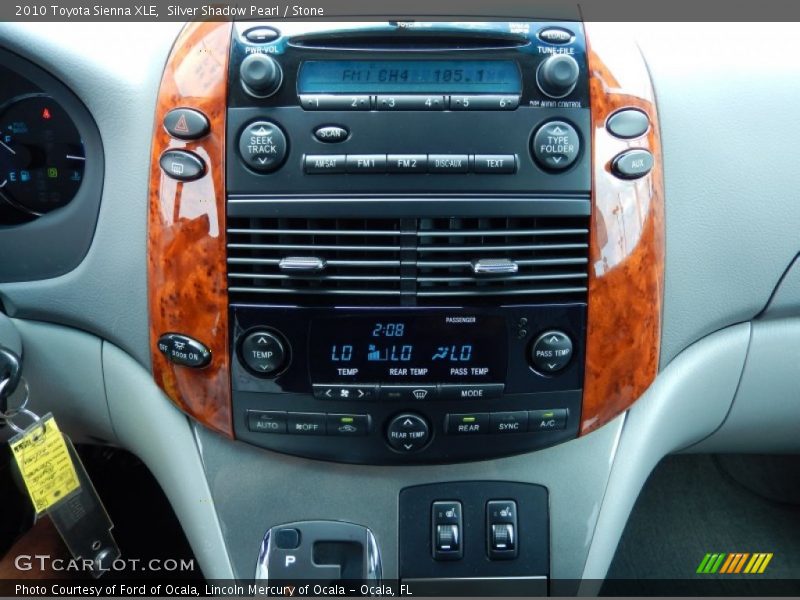 Silver Shadow Pearl / Stone 2010 Toyota Sienna XLE