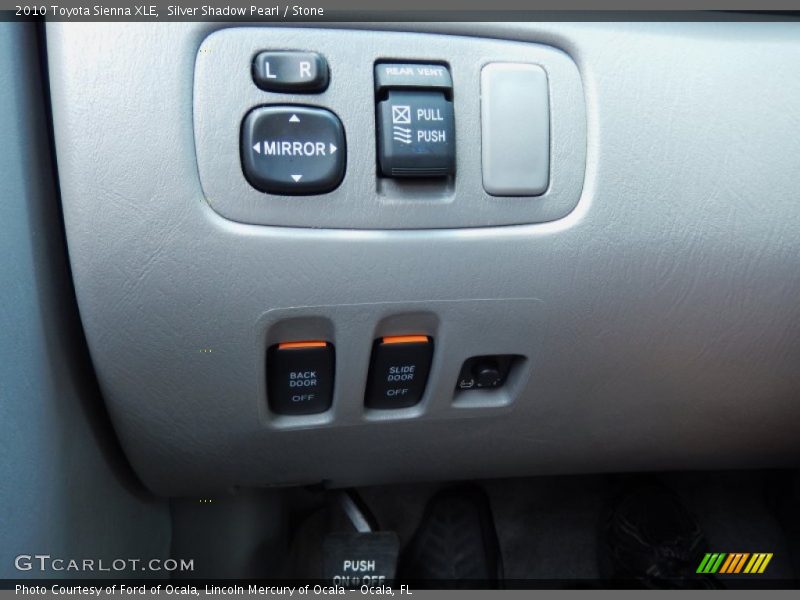 Silver Shadow Pearl / Stone 2010 Toyota Sienna XLE