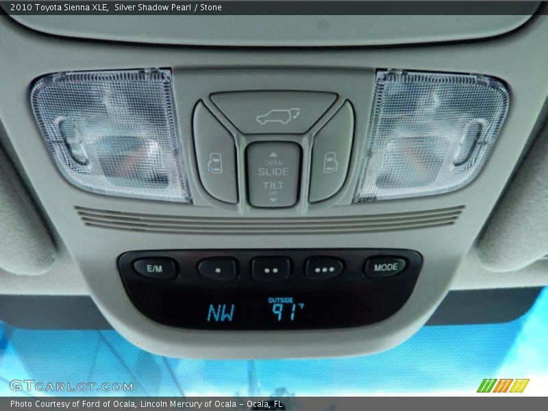 Silver Shadow Pearl / Stone 2010 Toyota Sienna XLE