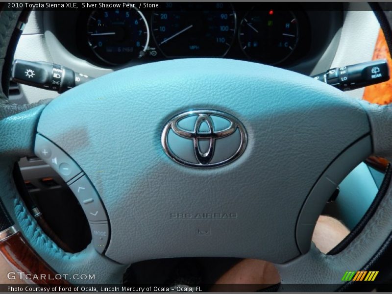 Silver Shadow Pearl / Stone 2010 Toyota Sienna XLE