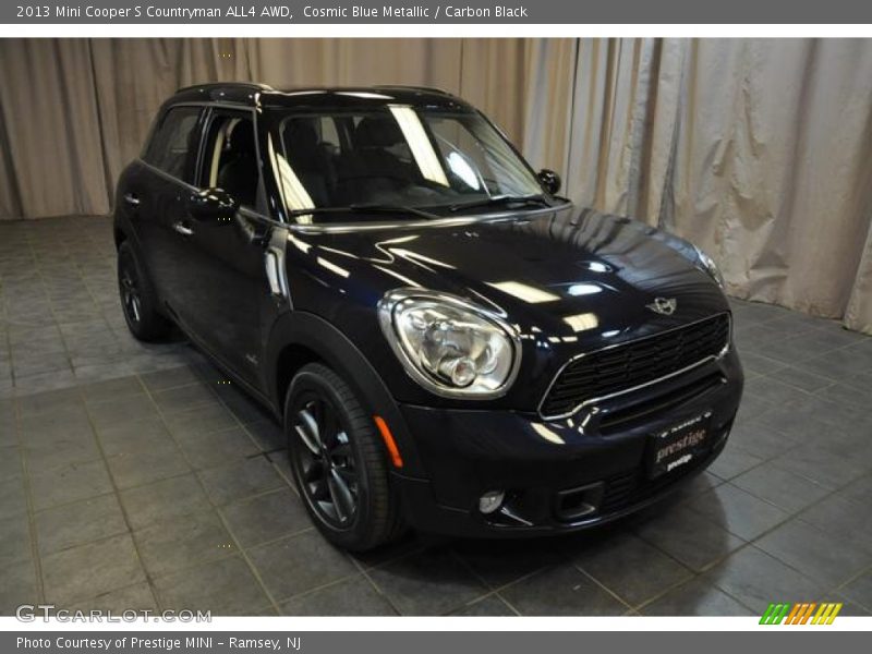 Cosmic Blue Metallic / Carbon Black 2013 Mini Cooper S Countryman ALL4 AWD