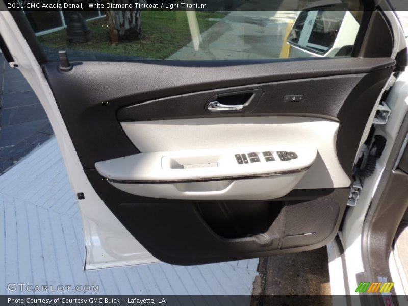 White Diamond Tintcoat / Light Titanium 2011 GMC Acadia Denali