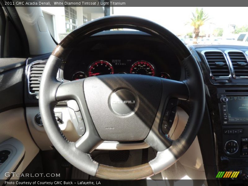 White Diamond Tintcoat / Light Titanium 2011 GMC Acadia Denali