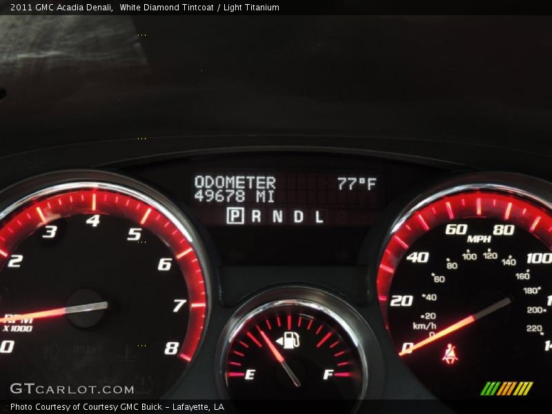 White Diamond Tintcoat / Light Titanium 2011 GMC Acadia Denali