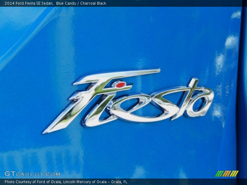 Blue Candy / Charcoal Black 2014 Ford Fiesta SE Sedan