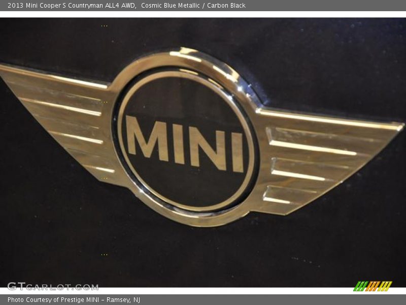 Cosmic Blue Metallic / Carbon Black 2013 Mini Cooper S Countryman ALL4 AWD
