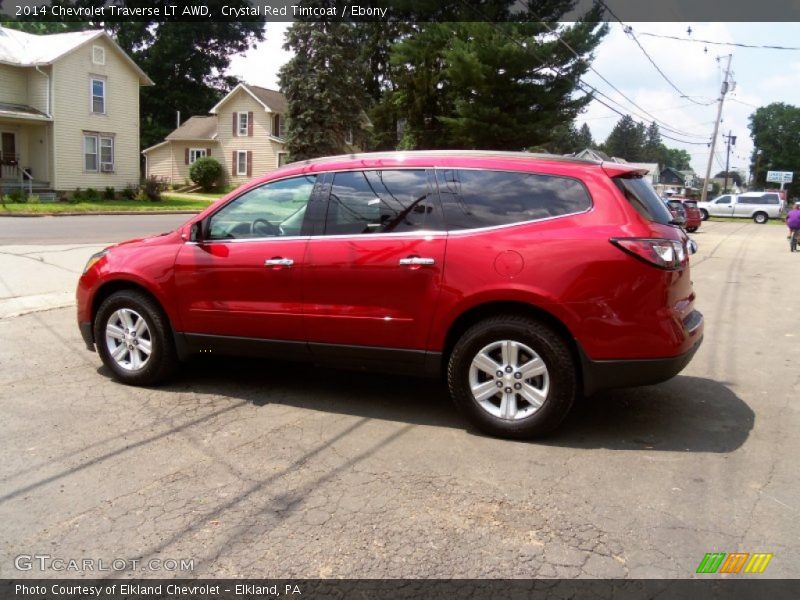  2014 Traverse LT AWD Crystal Red Tintcoat