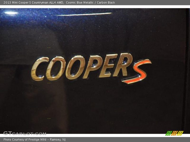 Cosmic Blue Metallic / Carbon Black 2013 Mini Cooper S Countryman ALL4 AWD